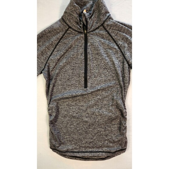 Lucy 1/2 Zip Running Athletic Pullover Sweatshirt Top Women's Size XS Charcoal - Picture 6 of 11
